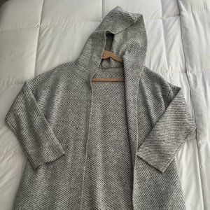Long Hooded Cardigan